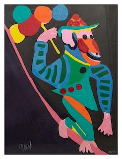 Karel Appel, (Dutch, 1921-2006), Monkey (from Circus)