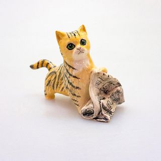 Royal Doulton Cat Figurine, In the News DA233