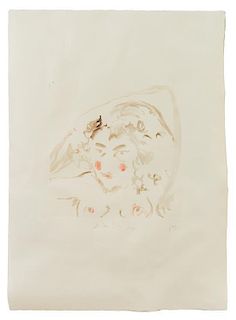 Pat Steir, (American, b. 1938), Self after Self (as the Naked Maja, Goya), 1968