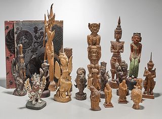 Group of Various Wood Carvings