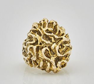 Heavy and Elaborate Gold Ring