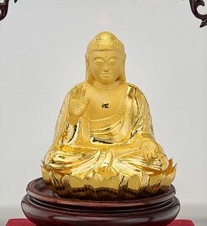 Chinese 24K Gold Buddha