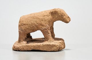 Egyptian Pottery Figure of a Hippopotamus