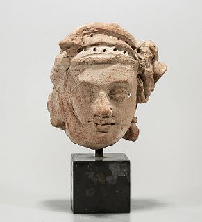 Central Asian/Gandharan Ceramic Male Head 