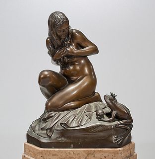 Bronze Sculpture Signed Halle