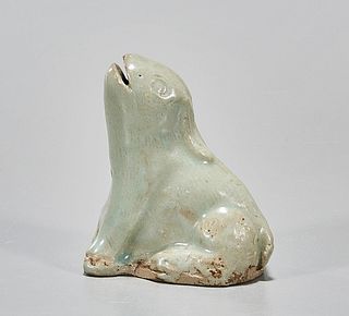 Korean Celadon Glazed Rabbit-Form water Dropper