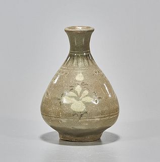 Korean Celadon Glazed Small Vase