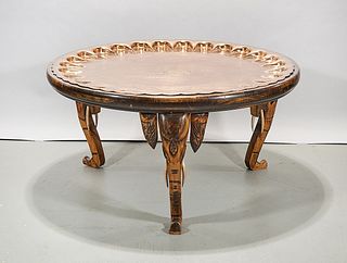 Turkish Copper Top Table