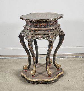 Chinese Painted Wood Table