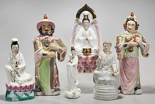 Six Various Chinese Porcelain Figures