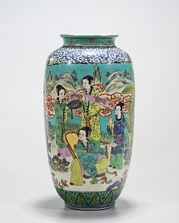 Japanese Enameled Porcelain Vase