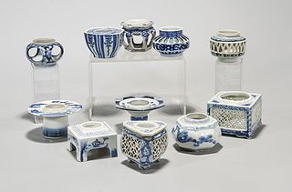 Group of Japanese Blue and White Porcelains