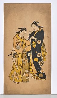 Three Antique Japanese Woodblock prints