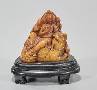 Chinese Carved Shoushan Stone Seal