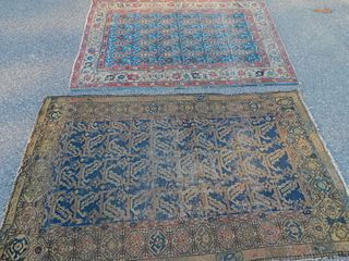 2 ANTIQUE SCATTER RUGS