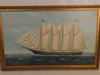 SHIP PORTRAIT BY HITCH AFTER W. STUBBS 