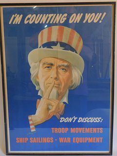WWII POSTER - UNCLE SAM BY HELGUERA