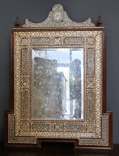Antique Anglo Indian Mother Of Pearl Inlaid