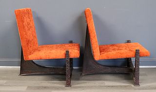 Midcentury Pair Of Paul Evans Style Patinated
