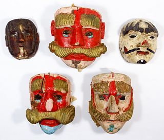 Guatemalan Dance Mask Assortment