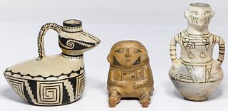 Native American Effigy Pottery Assortment