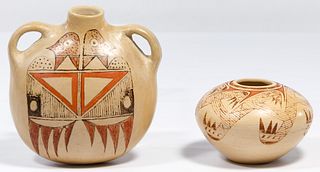 Native American Nampeyo Signed Hopi Pottery