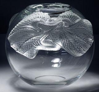 Lalique Crystal 'Erimaki' Bowl