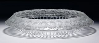 Lalique Crystal 'Marguerite' Centerpiece Bowl