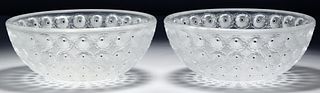 Lalique Crystal 'Nemours' Bowls