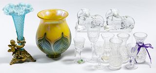 Baccarat, Waterford and Art Glass Assortment