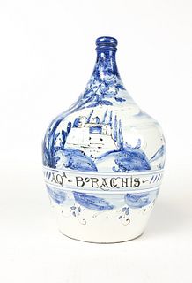 Blue & White Pottery Vessel