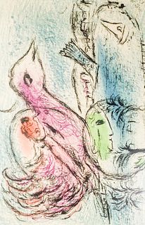 Marc Chagall Lithograph La Baie