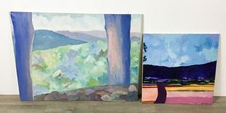 2 Landscape Oils on Canvas