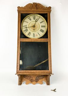 William L Gilbert Clock Co. Observatory Wall Clock
