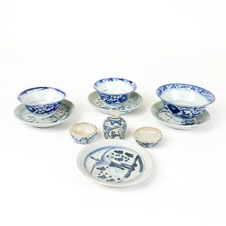 Blue & White Chinese Porcelain Grouping