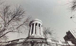 Black and White Photo of Columns on building