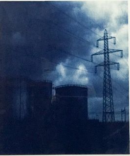 Powerlane Blue - Photo of power plant