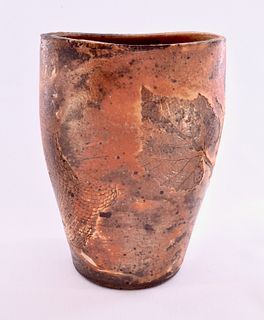 Loren Scherbak, Grape (red) Oval Vase