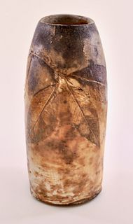 Loren Scherbak, Pokeweed with Berries and Netting Oval Vase