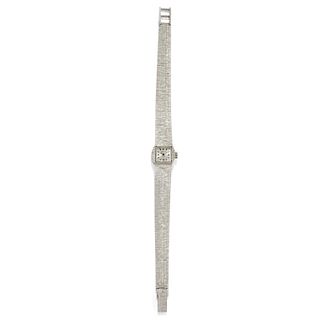 Zenith - A 18K white gold lady's wristwatch, Zenith, defects