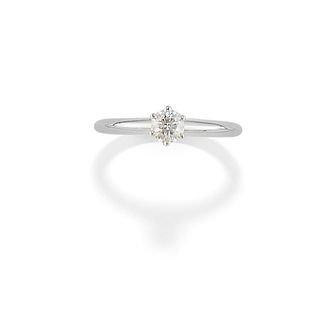 Tiffany & Co. - A 18K white gold and diamond ring, Tiffany & Co., with box and warranty