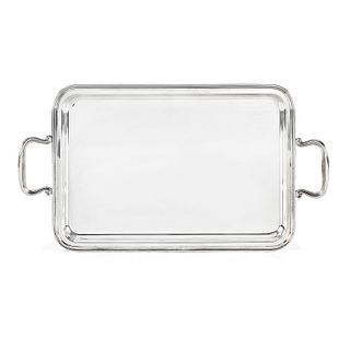 A silver tray, Italy 20th Century