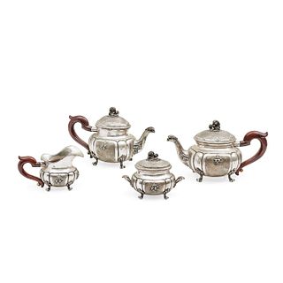 A silver tea and coffee service, Italy 20th Century