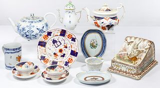 Herend, Meissen, Burgess and Leigh Porcelain Assortment