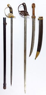 World War I German Imperial Sword and Russian Kindjal Dagger Assortment