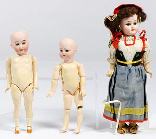 German Simon & Halbrig Bisque Doll Assortment