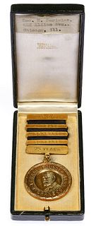 Tiffany & Co 14k Gold Service Medal