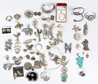 Sterling Silver Figural Jewelry Assortment