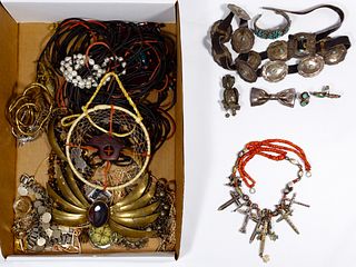 Mixed Silver and Costume Jewelry Assortment