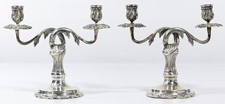 Mexican Sterling Silver Candle Sticks